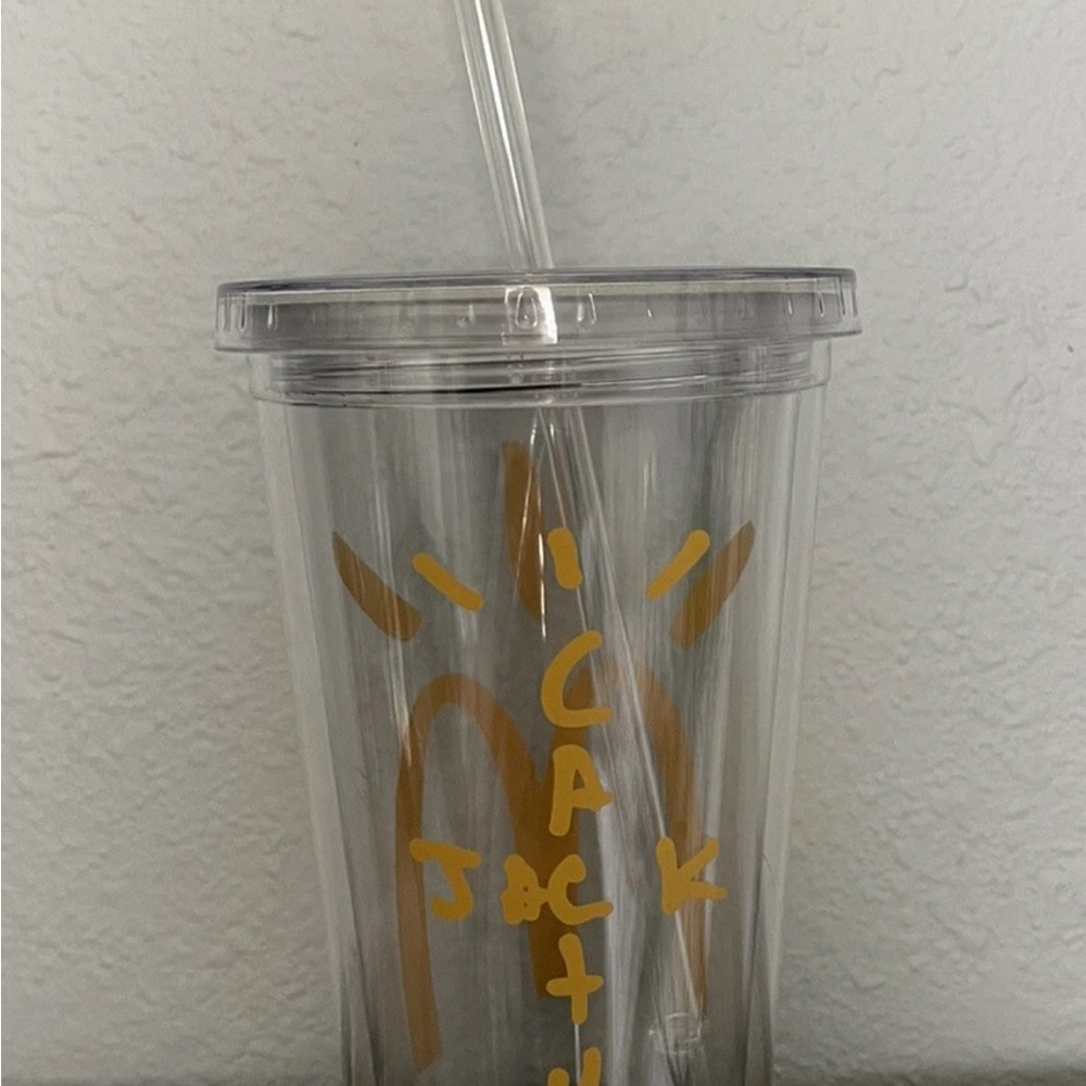 Travis Scott Cactus Jack x McDonald's CJ Arches Clear Cup